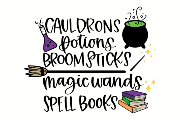 Download Cauldrons and Potions Halloween SVG - Halloween svg Collection