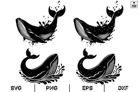 Download Whale Silhouette, Whale Svg, Sea Animal - Whale svg Collection