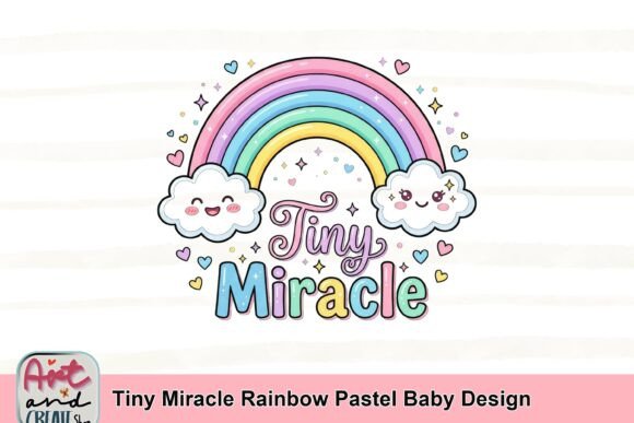 Download Tiny Miracle Rainbow Pastel Baby Design - Baby design Collection